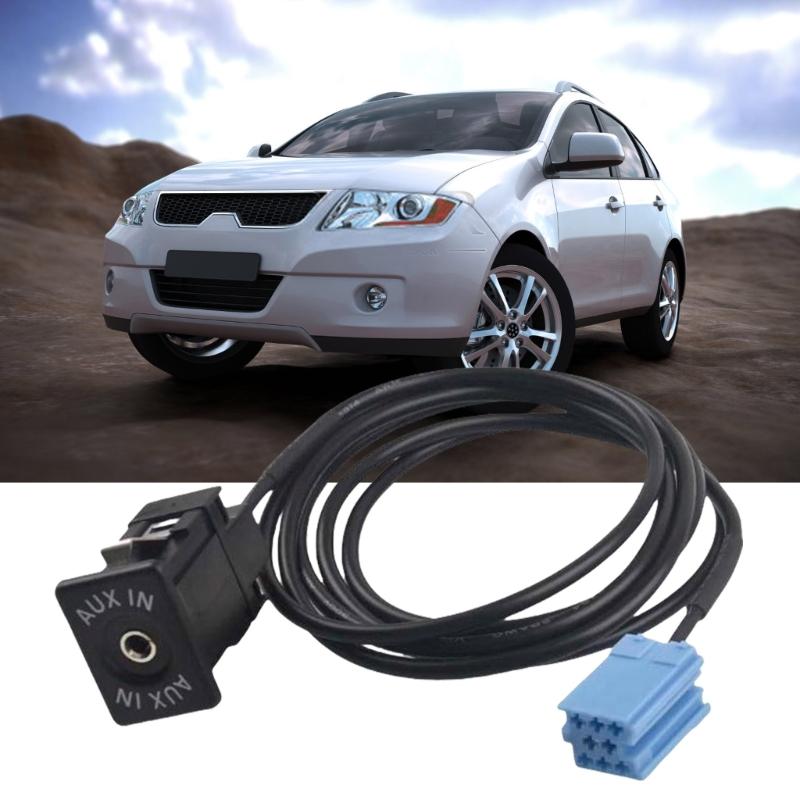 Car Radio Adapter Stereo Stereo Aux Cable 8 Pin Connector Module Adapter Car Stereo Aux Cable Accessories