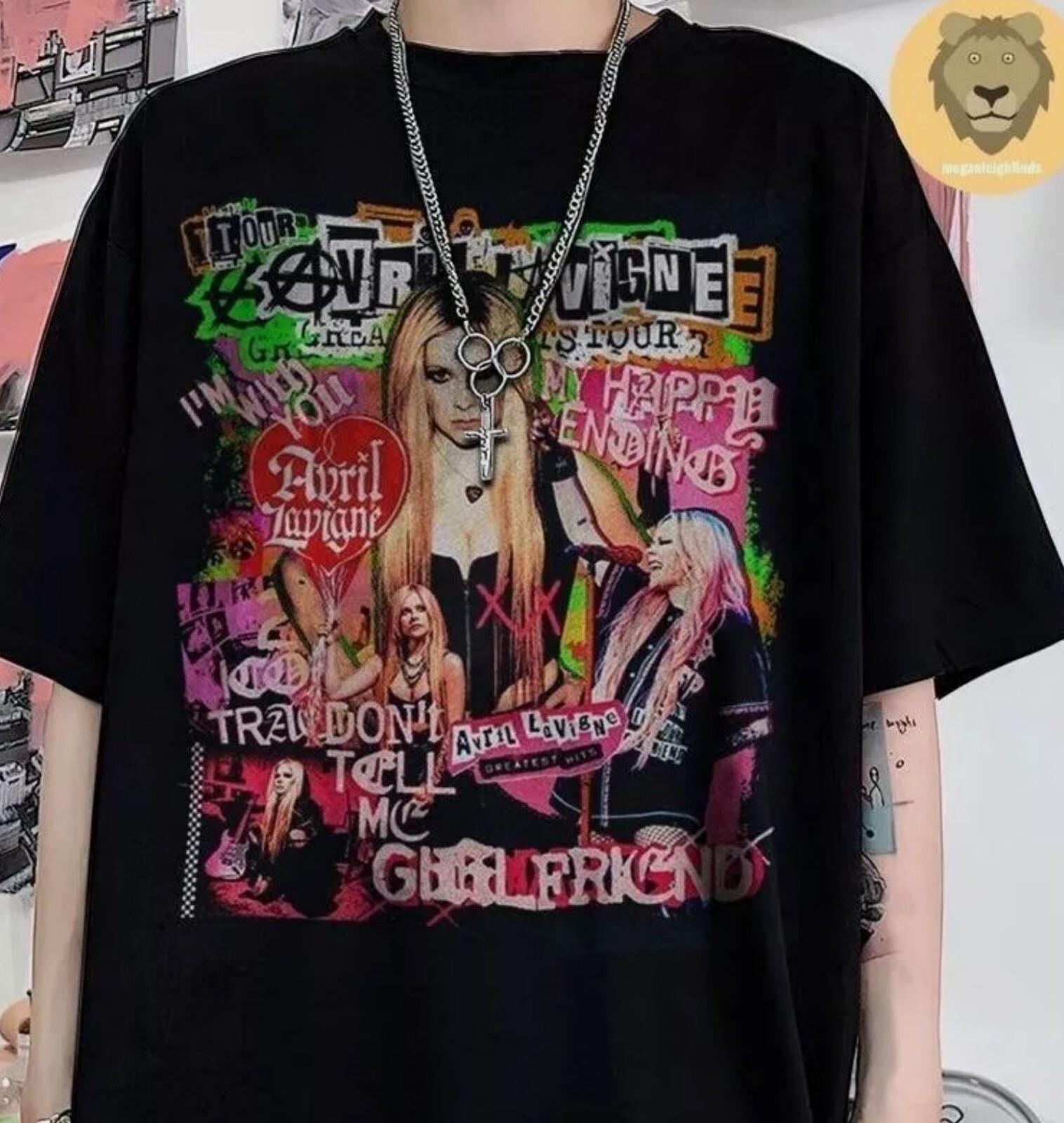 Avril Lavigne 2024 Greatest Hits Tour Tshirt Unisex T-Shirt S