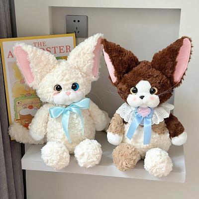 Pao Pao German Rex Katze Plüschpuppe - Niedliches Kätzchen Spielzeug für Mädchen Geburtstagsgeschenk