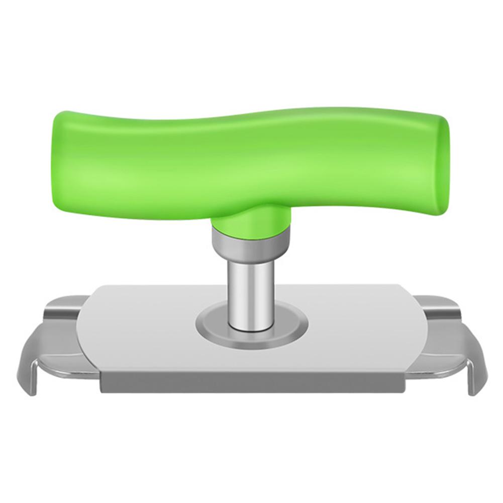 

Открывалка для банок Открывалка для завинчивающихся крышек Регулируемая вращающаяся открывалка для бутылок Многофункциональная открывалка для крышек банок Инструменты для кухни из нержавеющей стали зелёный