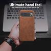 For Google Pixel 9 Pro XL 9 8 7 Pro 8A Premium PU Leather Phone Case Scratch-Resistant Solid Color Cover for Google Pixel 9 Case