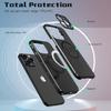 Superior Hidden Armor for IPhone 15 Pro Case with Wireless Charging & Magnetic Suction for Apple 14 Pro Max Lens Mount