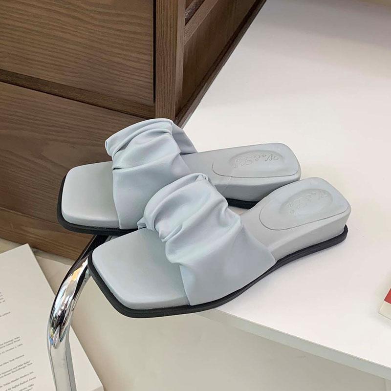 

Мода Мода Толстая подошва Женские тапочки Обувь Женская обувь Сандалии Летний Пляж Женские Балетки Тапочки Шлепанцы Обувь 35 синий