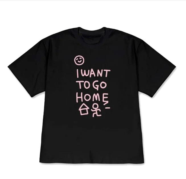 

Kawaii Tops Funny I Want To Go Home Graphic T-Shirt for Women Casual Y2k Short Sleeve Humor Tee Shirt for Teen Boys Girls Cut... S разноцветный