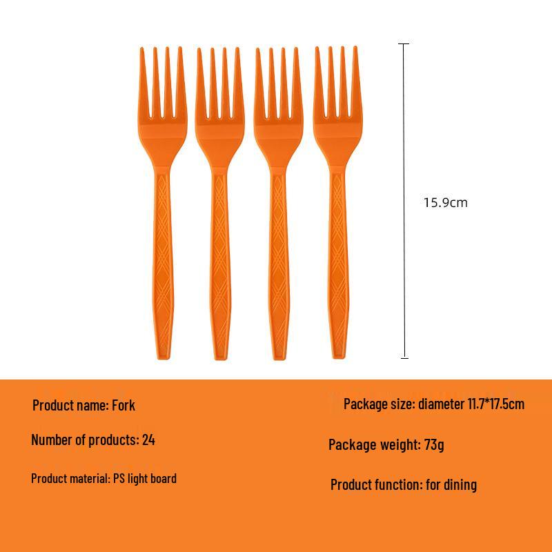 Orange Disposable Party Supplies: Paper Plates, Cups, Napkins, Cutlery, and Tablecloth