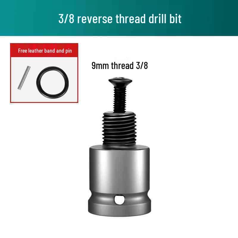 Electric Wrench Screwdriver Drill Bit Holder with Hex Socket & Telescopic Spring Sleeve Adapter, 1/2" Drive.