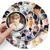 53pcs TXT Graffiti Stickers: Personalized Korean Boy Group Star Decor for Phone Cases & Diaries.