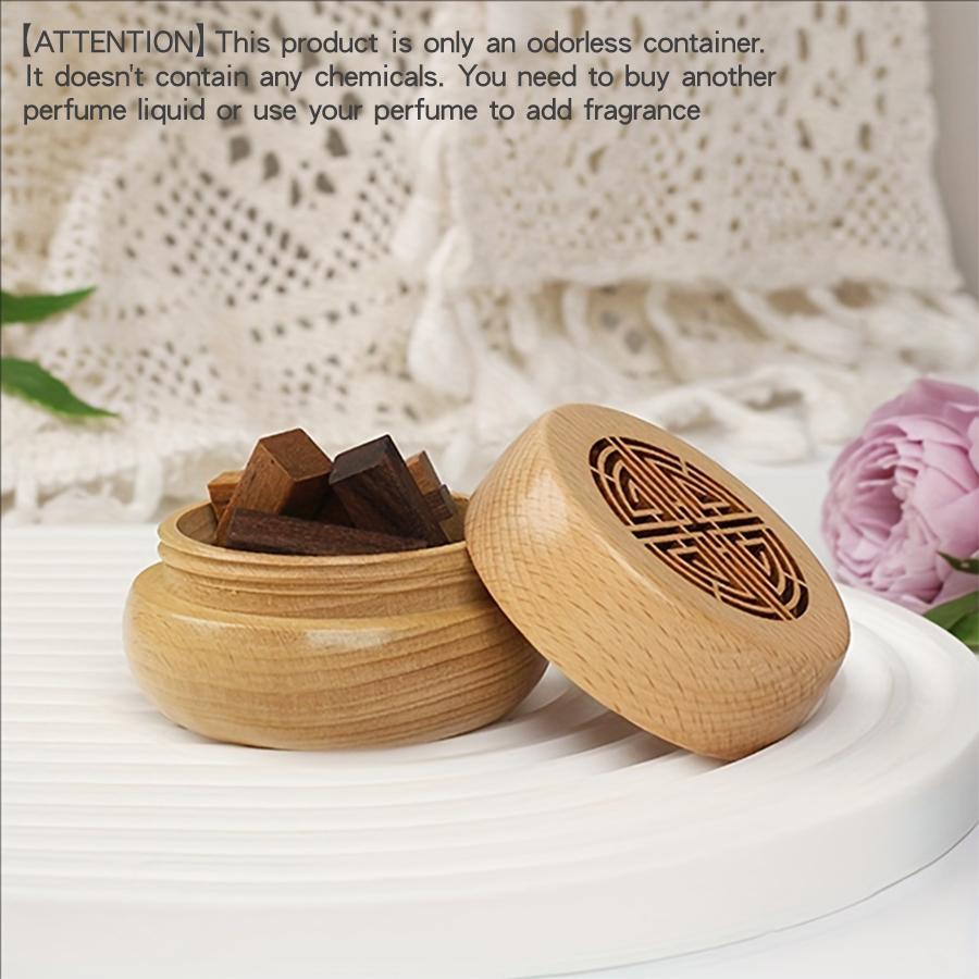 Ancient No Perfume DIY Fragrance Wooden Box Aroma Diffuser Decorations Portable Items Living Room Bedroom Car Home Accessories