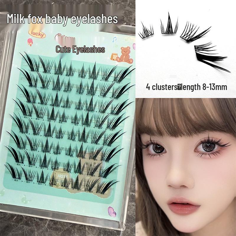 

Mengjie Shangpin Milk Fox Baby Natural Faux Nude Makeup Eyelashes for Beginners