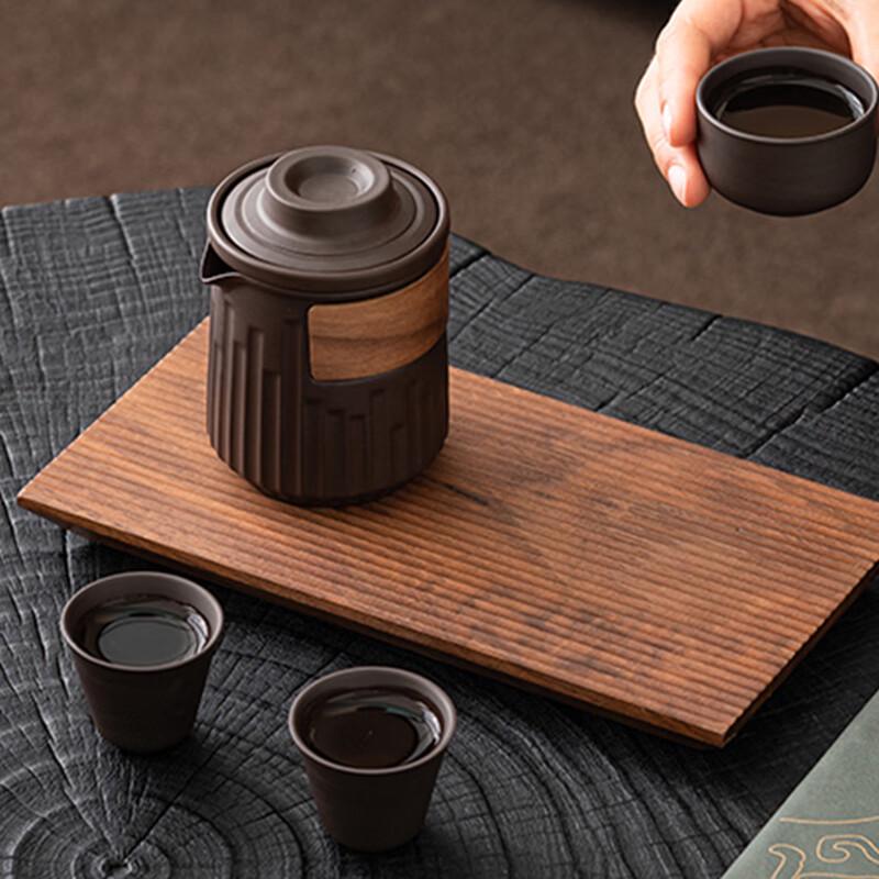 Yixing Zisha Quick Cup Portable Travel Tea Set