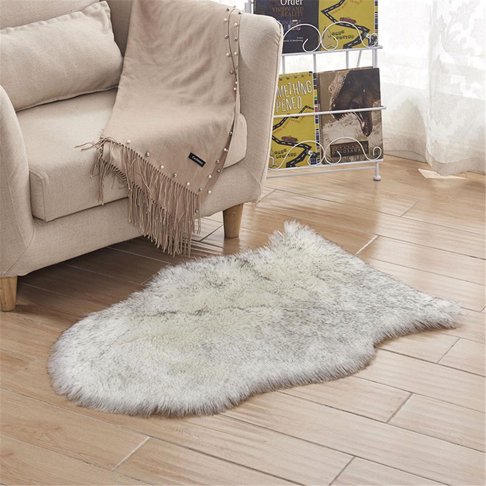 Household Carpet Imitation Sheepskin Plush Floor Mat Living Room Bedroom Sofa Mat
