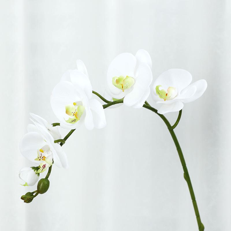 Lan Kwai Fong Luxurious Phalaenopsis Artificial Flowers for Living Room Decoration