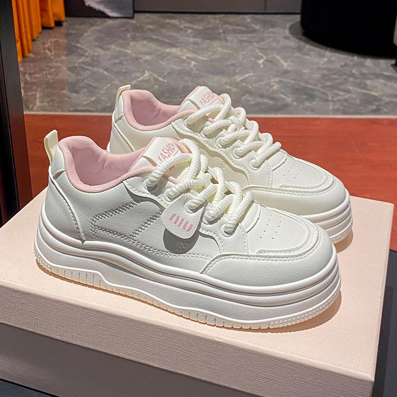 Fashion Summer Lace Up Platform Shoes for Women New Breathable Mesh Women's Low Top Sneakers Outdoor Women's Casual Sport Walking Shoes