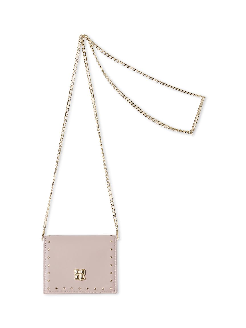 

Мини-кошелек на плечо с рифленой отделкой и ремешком RWGG255515 Розовый Один размер [Furfur] Женский розовый