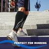 1 Paar Bein-Kompressionsmanschette Wadenstütze Für Männer und Frauen Schmerzlinderung Fußlose Fitness-Socken Schienbeinkantensyndrom