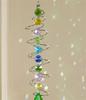 3D Tailwinds Rotating Crystals Ball Suncatchers Rotating Stabilizers Hangings Decorations for Window Tree Wall Indoor Outdoor