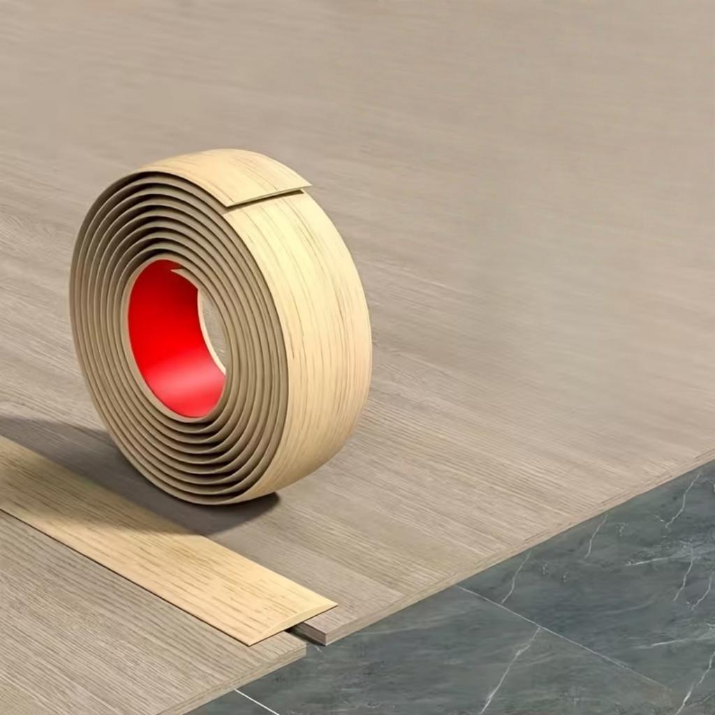 1pc Self Adhesive Floor Transition Strip T Molding for Wood Tile Doorways Easy Install Gap Cover PVC Threshold Strip