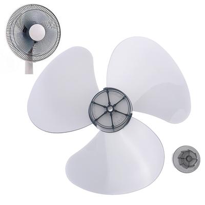12" Three Leaves Household Fan Blade With Nut Cover Fan Blades For Standing Fan