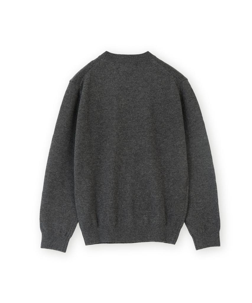 Beulaunyadeu W Extra Super Fine Crewneck Knit, Charcoal