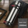 Extra Large Capacity Vacuum Cup Portable 4000Ml Water Cup 5000 Ml Summer Vacuum Cup Outdoor Large Water Kettle