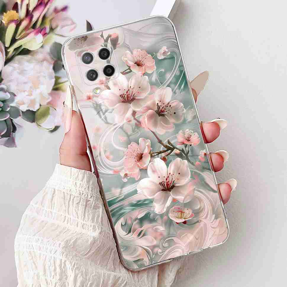 For Samsung Galaxy A42 5G Case Popular Pattern Flowers Soft Silicone TPU Cover For Samsung a42 A42 6.6" SM-A426B Fashion Shell