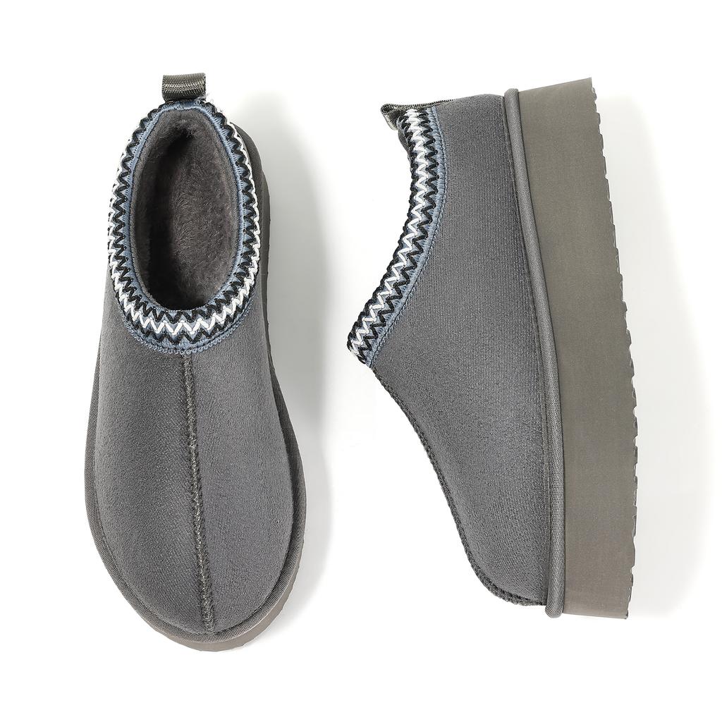 Fashion Shevalues Fluffy Women Slippers Platform Winter Fuzzy House Cotton Boots Brand Plush Indoor Slides High Quality Fur House Shoes