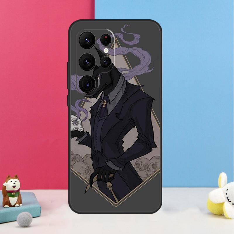 Anubis Ankh Egyptian God Case For Samsung Galaxy S24 S26 Ultra S20 S21 S22 S23 S25 Plus S10 S25 FE Back Cover Shell