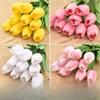 Mini Tulip Simulation Flower Wet Shooting Ornaments, Home Decoration Artificial Flowers, Dried Flower Bouquets