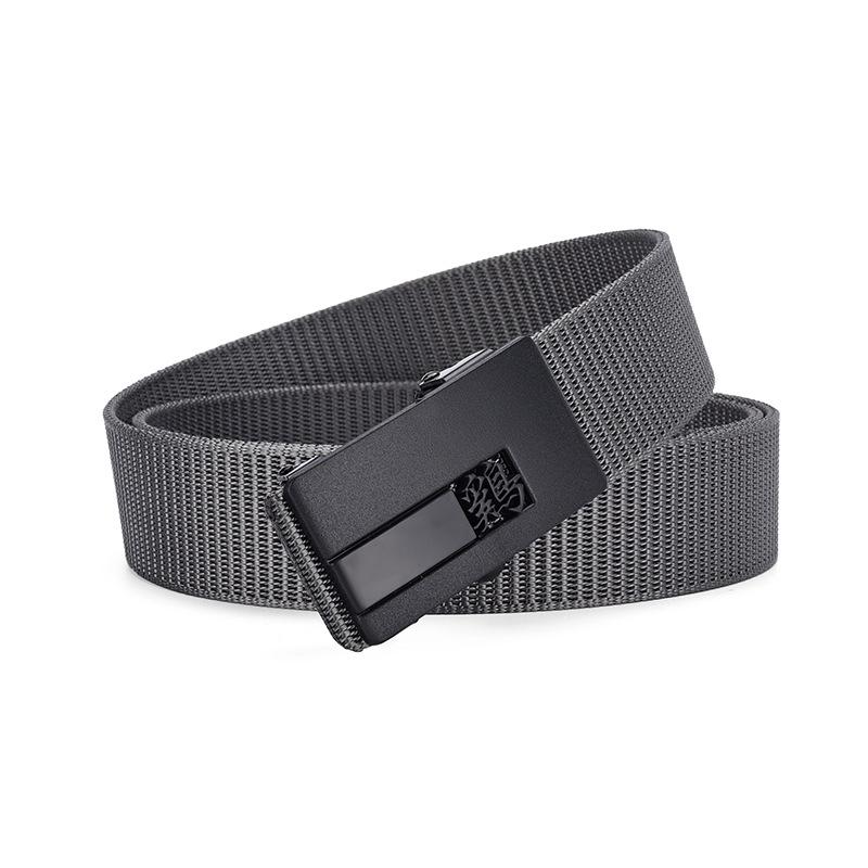 Zodiac Toothless Canvas Belt Simple Automatic Buckle Imitation Nylon Belt Casual Men'S Belt