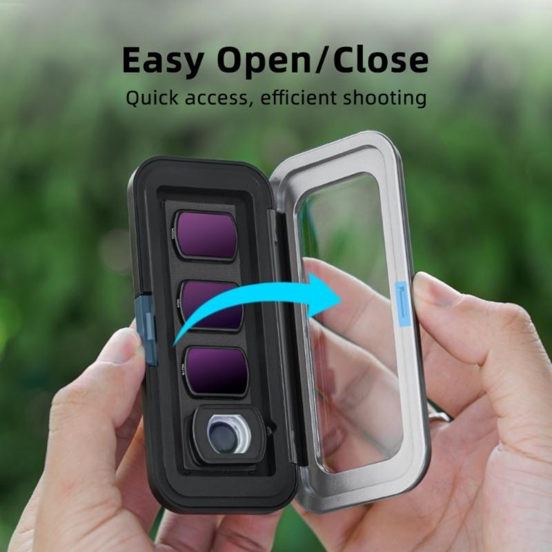 Magnetic Lens Filter Storage Case Protective Organizers for Pocket 3 Camera Accessories