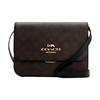 Brynn 25 Classic Monogram Flap Coated Canvas And Leather Shoulder Bag Women Shoulder Bag Brown C5633-IMAA8