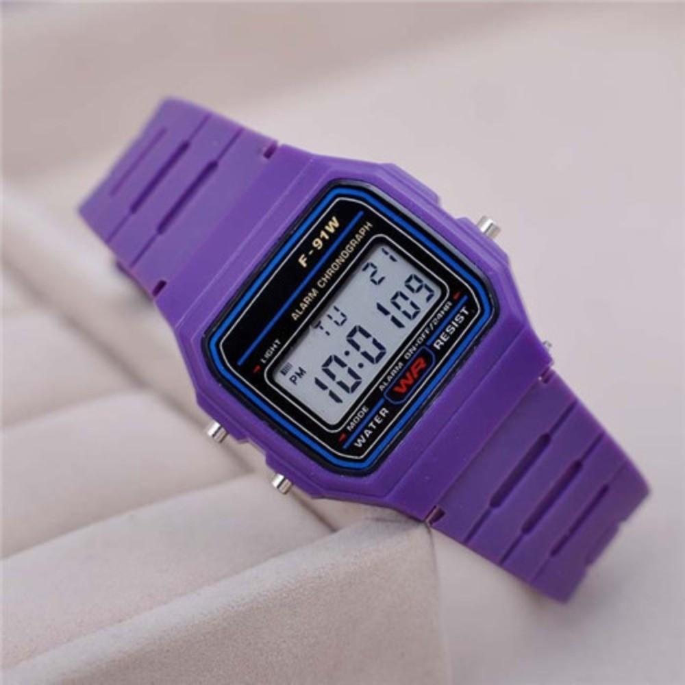 Square Dial Children Watch Analog Digital Sport Watch Simple LED Watch Kids Wear