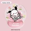 Pacha Dog Rubber Wrist Support Mouse Pad & Cute Keyboard Hand Rest Desk Pad - Ins Style