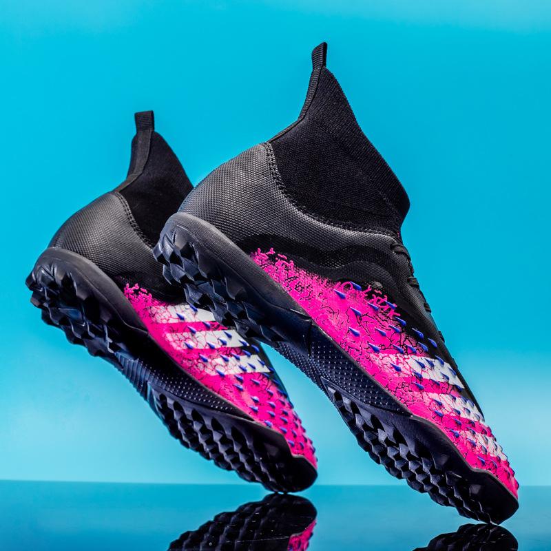 Spot High-top Football Shoes for Boys and Girls AG Long Nails TF Broken Nails Competition Training Shoes