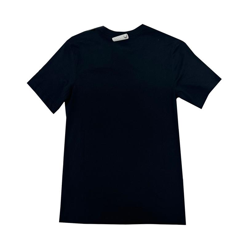 Nike Volný střih Kulatý výstřih Potisk písmen Pánské topy Černá HF0488-010