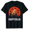 3D Printed Funny Capybara TShirt for WomenRetro Pattern T-Shirts Summer Casual Fashion Loose T-Shirts Round Neck Tops Streetwear