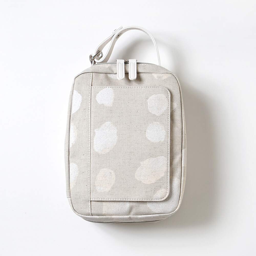 Naomi Ito 10mois Diaper Pouch 1 piece 19131011 mère One-Touch (with Flap), Pierre, (x 1)