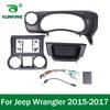Car GPS Navigation Stereo For Jeep Wrangler 2015 2016 2017 Radio Fascias Panel Frame Fit 2Din 10.1 inch In Dash headunit screen