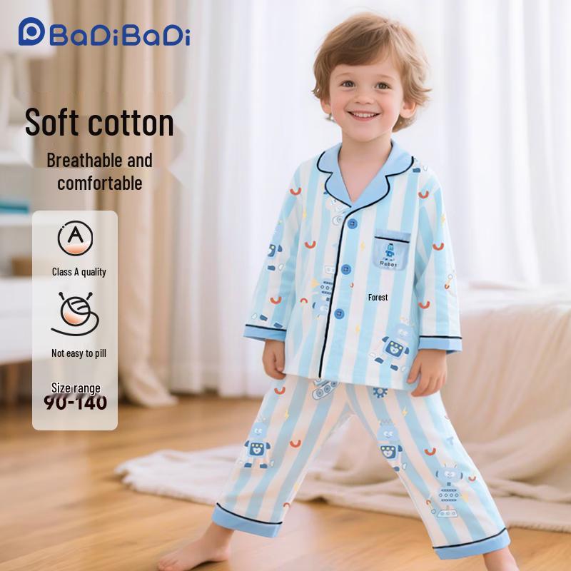 Batty Batty Pure Cotton Boy s Pajama & Loungewear Set 110