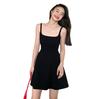 French High-end Small Man, Black Thin Suspender Dress, Summer Women's Clothing, Summer New Models