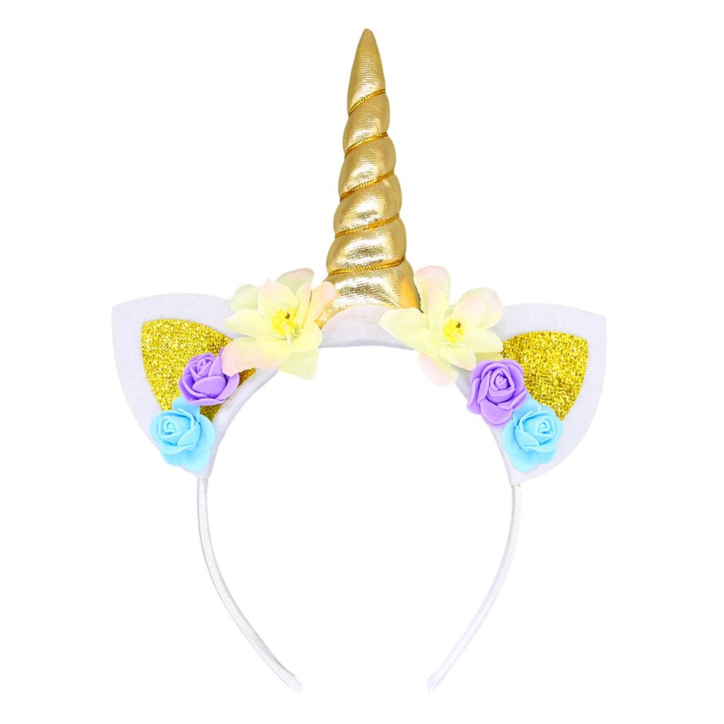 Unicorn princess accessories set, linking crown necklaces, headbands, girls' princess dress accessories, cross-border foreign trade
