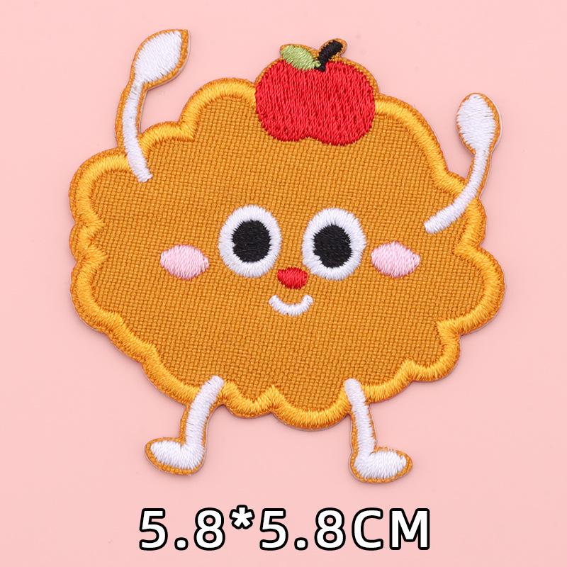 

Самоклеящиеся нашивки с вышитыми мультяшными животными для курток, обуви, шляп и школьных ранцев