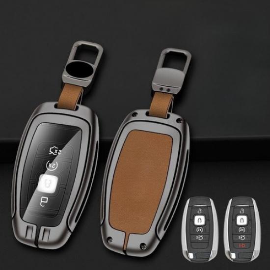 Zinc Alloy TPU Car Key Fob Case Cover For Lincoln MKZ MKC Navigator Continental