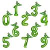 Dino 40inch Green Number Balloons Roar Dinosaur Party Decorations Balloon Jungle Party Boy Birthday Party Decor Baby