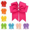 6-inch Ribbed Ribbon Fishtail Double-layer Streamer Bow Hairpin Children's Hair Accessories Headdress Hairpin
