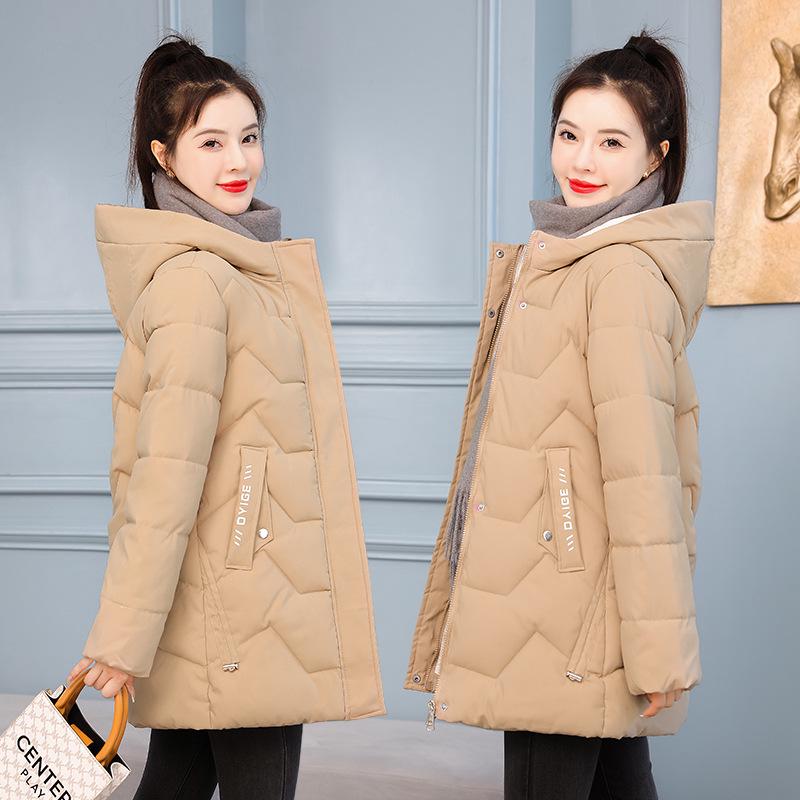 2026 Hot-Selling Women's Korean Style Slim Fit Mid-Length Winter Cotton Padded Jacket - Warm & Versatile Outerwear
