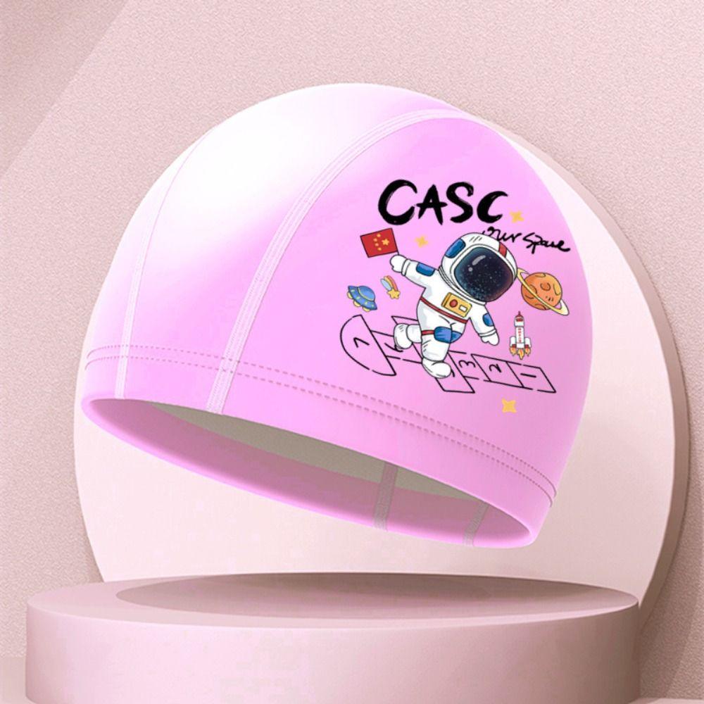

Children s Swim Cap Kids Swimming Cap Children Swimming Hat Trainning Swim Cap Astronaut Swim Hat 6
