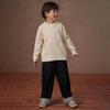 Hacikis Kids' Fleece-Lined Loose Straight-Leg Denim Jeans