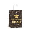 6/12Pcs Graduation Season Kraft Paper Gift Tote Packaging Bags Candy Snack Storage Pouch Graduation Party Favors