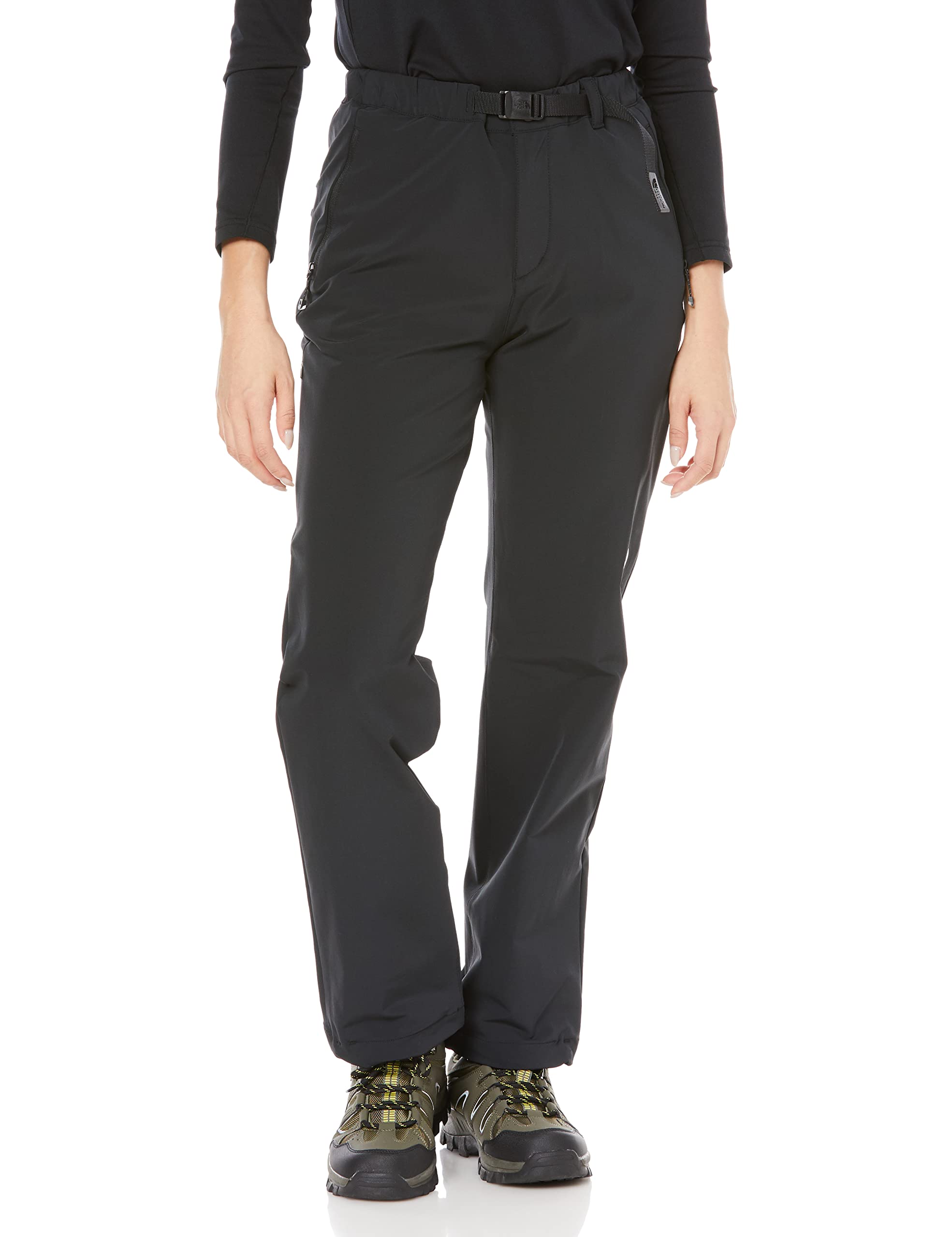 

North Barb Water Electrostatic M [The Face] Women s Pants, Repellent, Stretch, Care, Black, чорний